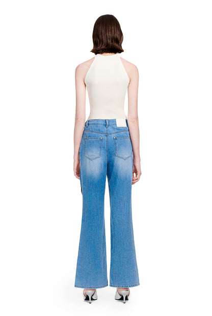 YES BY YESIR Ye Qians Chinese Halterneck Shaved Shoulder Knitwear -ANASTELLE.