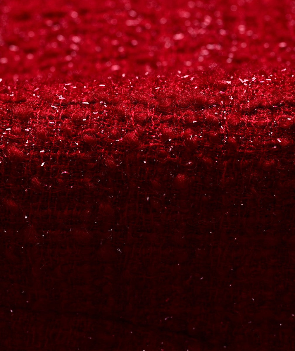 YES BY YESIR Sheep Wool Short Red Jacket - ATTENT.