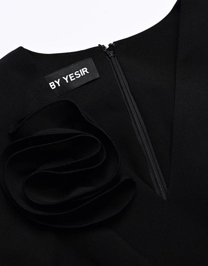 YES BY YESIR | Ye Qians Asymmetrical Romantic Floral Summer Dress -AURELIA.