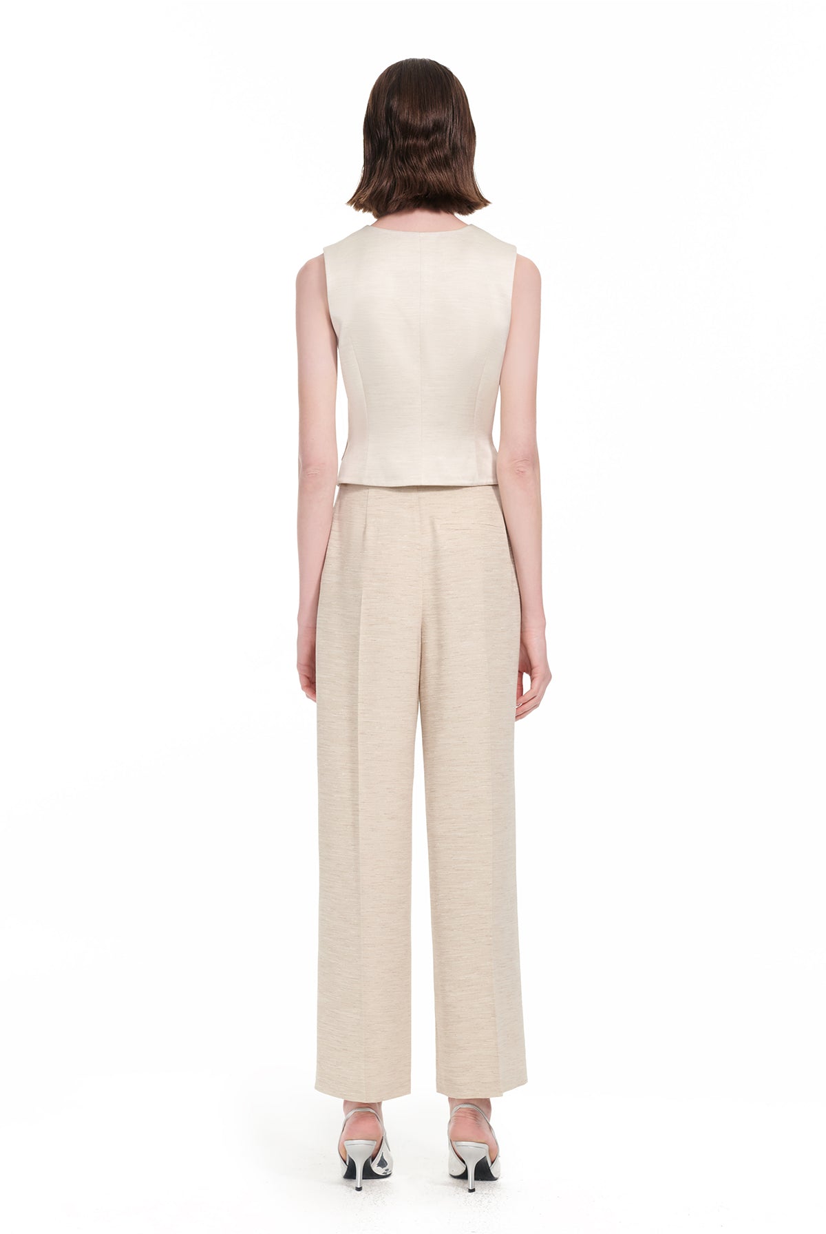 YES BY YESIR Invisible Strap Vest Set with Sleek Fishing-Line Poise-CALENNA.