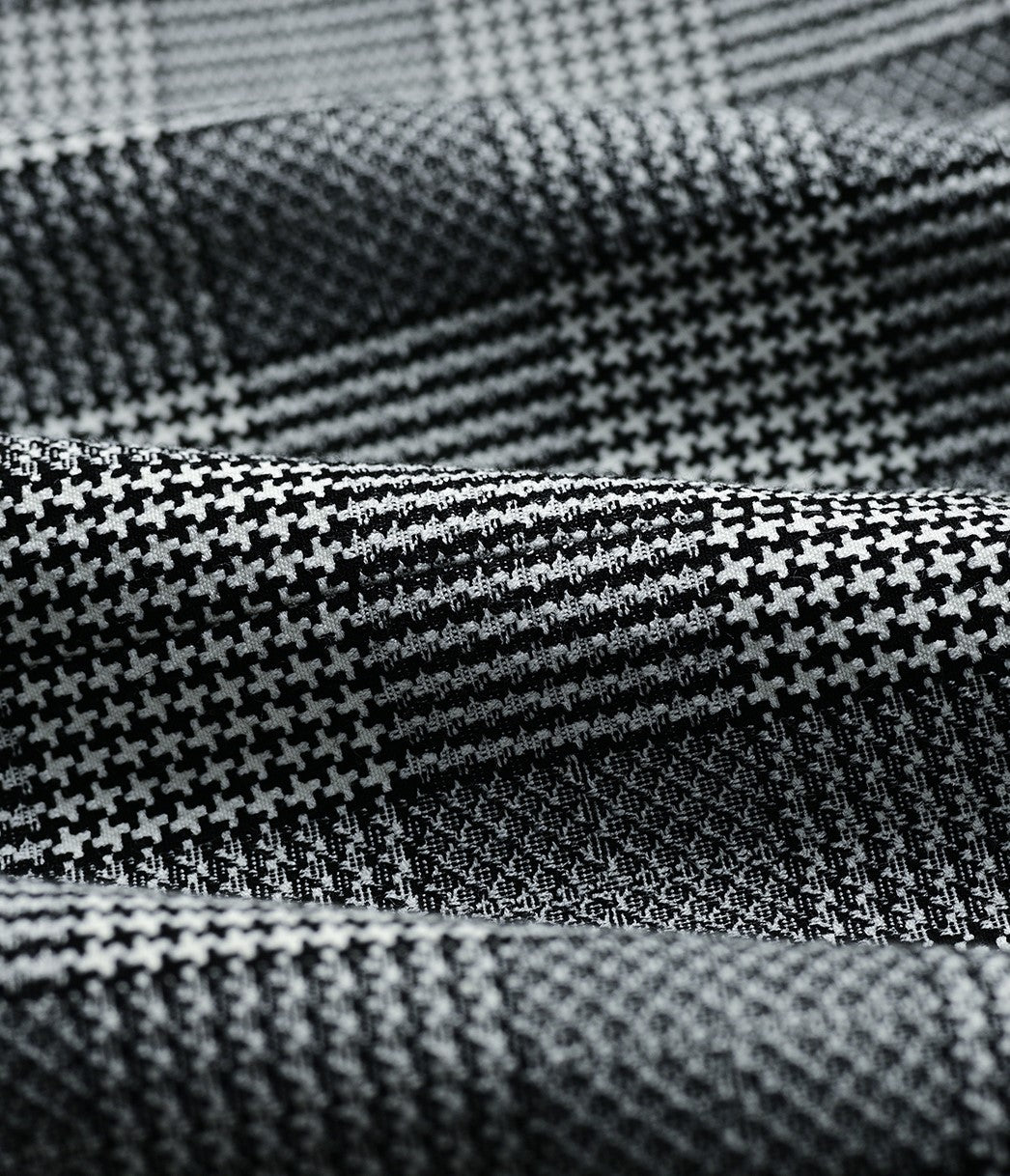 YES BY YESIR | Ye Qians Classic Check Dress with Loop Knot  -CAMELLIA.