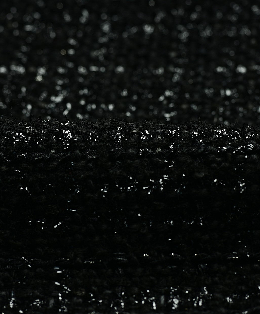 YES BY YESIR Extra-long V-Neck Tweed Coat Dress - COLE.