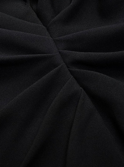 YES BY YESIR  pleated formal suit dress - CURB.