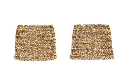 YES BY YESIR  bow decoration loose short skirt suit set - DECO