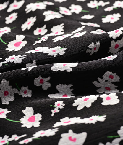 YES BY YESIR | Ye Qians Floral Daisy Suspender Midi Dress with Gentle Garden Poise -MARIGOLD.