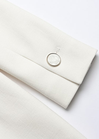 YES BY YESIR twist collar slim short long sleeve dress - HALLOW.