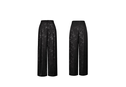 YES BY YESIR | Bamboo Shaved Shoulder Top Jacket and Pant Set -JIAYING.