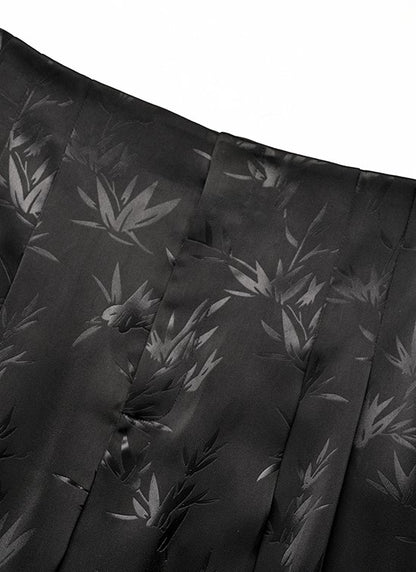 YES BY YESIR | Bamboo Shaved Shoulder Top Jacket and Pant Set -JIAYING.