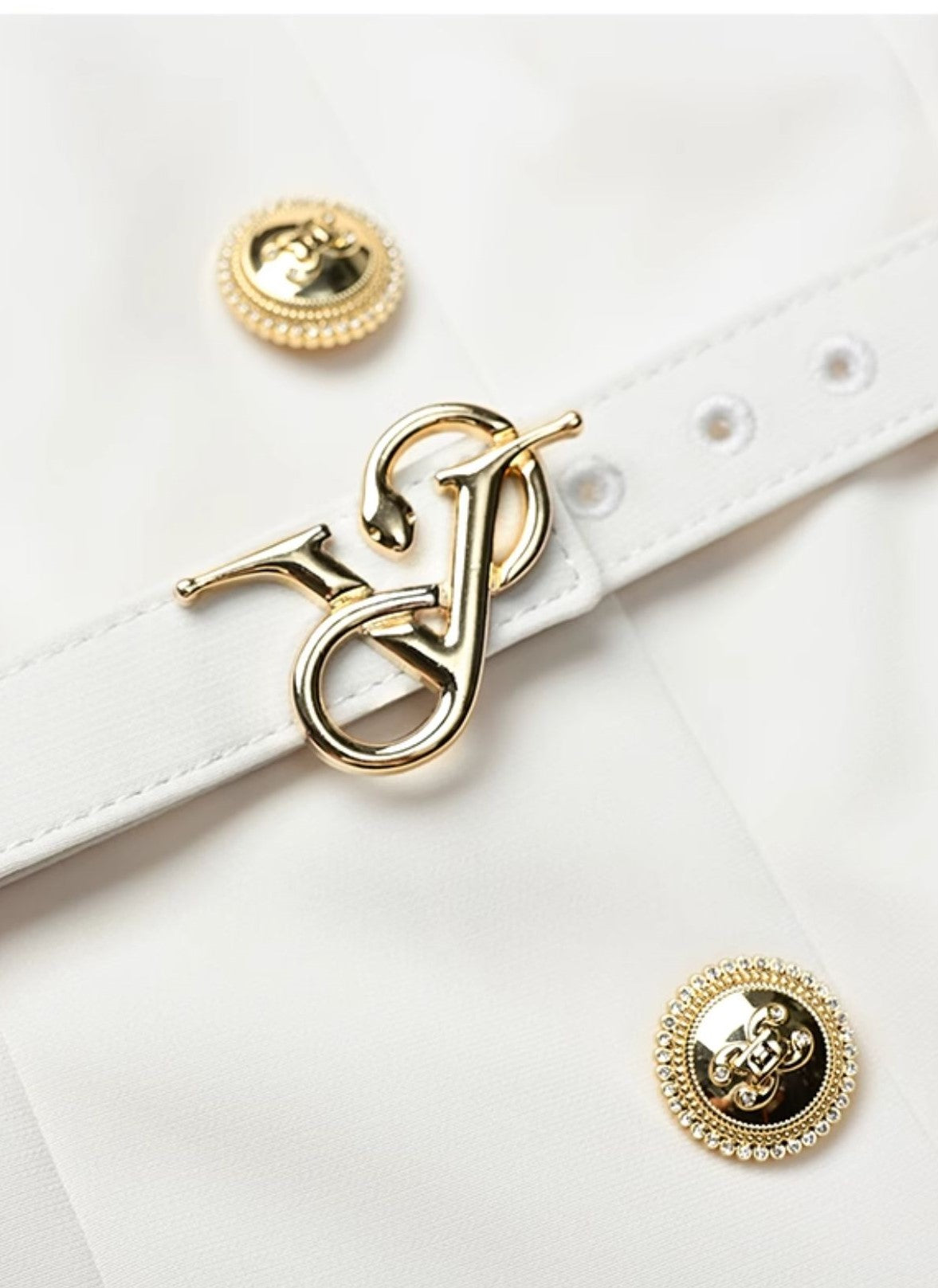 YES BY YESIR | Ye Qians Möbius-Inspired Snake Ring Slip Dress with Sculptural Vest -LILIANA.