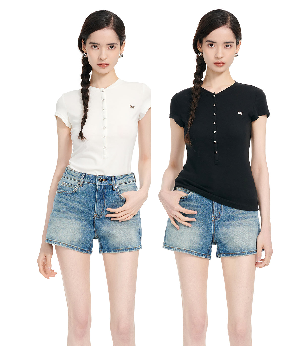 YES BY YESIR | Ye Qians Deconstructed High-Elastic T-Shirt - MARISSA