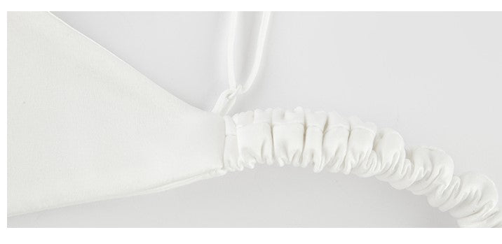 MAYALI strap mold bandeau light luxury black white light luxury bra bustier - Model