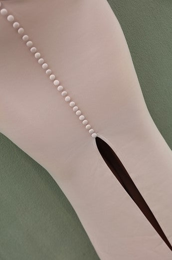 DOLLY Elegant Retro Style Sleeveless Off Shoulder Chest Wrap Long Fish Tail Dress-POW