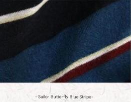 PIAOIN stripe design neutral loose long sleeve T-shirt silk wool knitwear spring-CIX