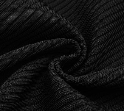 DOLLY Luxury Sleeveless One Shoulder Backless Sexy Knitted Long Dress-ZELDA