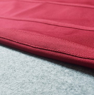 DOLLY Elegant Sleeveless Stand Collar Body Hug Midi Sexy Date Dress-NAT