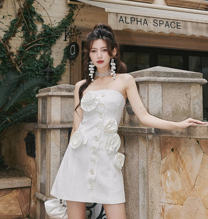 DOLLY Luxury Palace Style Flower Bud Tassel Chic Earrings-DALAL