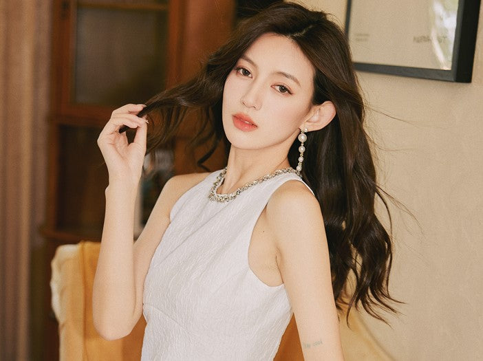 DOLLY Elegant European Style Diamond Pearl Tassel Chic Earring-CAMILA