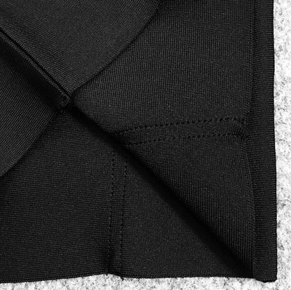 DOLLY Elegant Sling Off Shoulder Feather Slim Fit Short Tassel Birthday Dress-JAJA