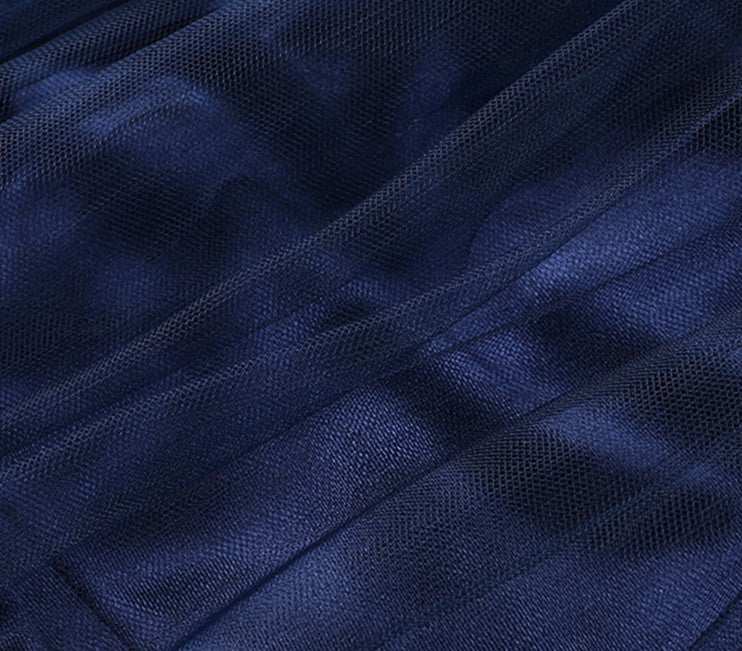 DOLLY Elegant Royal Blue One Shoulder Chest Wrap Slim Fit Slit Dinner Dress-ALLEGRA