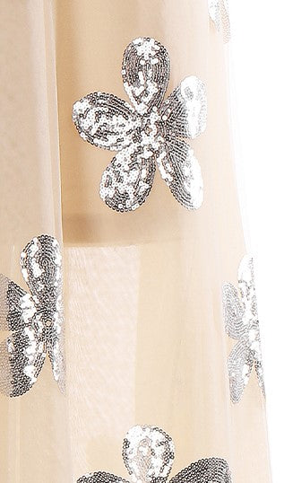 hanging sequin dress Yumi Women's Hanging Sequin Tunic Dress