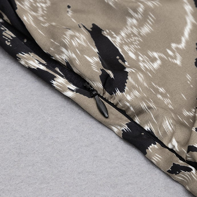 DOLLY Elegant Sleeveless Halter Neck Pleated Slim Fit Long Sexy Birthday Dress-BELLA