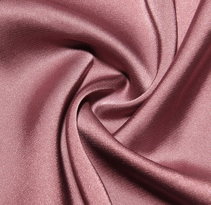 DOLLY Elegant French Style Sleeveless Tube Top Slim Fit Satin Short Dress-KARALINA