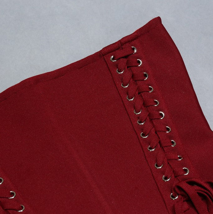 DOLLY Elegant Sleeveless Off Shoulder Tube Top Sexy Backless Midi Dress-XENNY