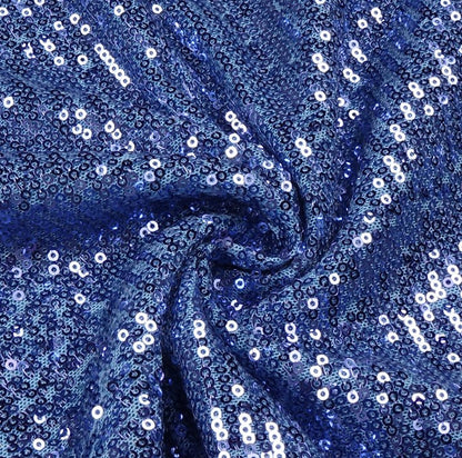 DOLLY Elegant Crew Neck Long Sleeve Slim Fit Sequin Long Evening Dress-IIANA