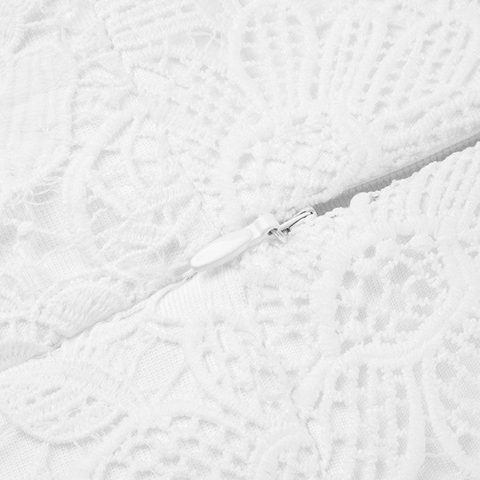 DOLLY Luxury Yellow V-Neck Sleeveless Slim Fit Lace Suspender Dress-TANYA