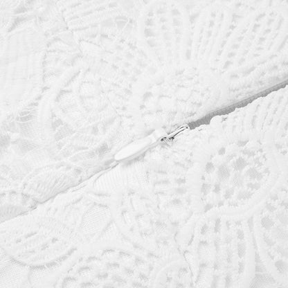 DOLLY Luxury Yellow V-Neck Sleeveless Slim Fit Lace Suspender Dress-TANYA