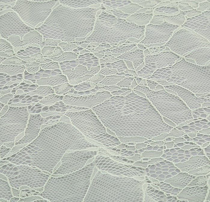 DOLLY Luxury Mint Slant Collar Sleeveless High Waist Long Fish Tail Lace Dress-LARISA