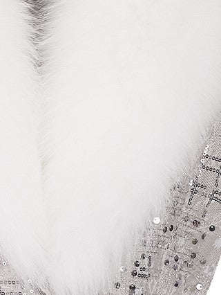 Wardrobes By Chen Sliver Tie Long Sleeve Long Fur Autumn Coat-Evanna