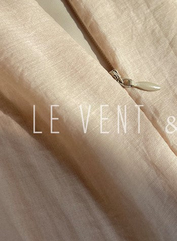 LE VENT&TES AILES Artistic 100% Silk  floral Printed Dress - NINA