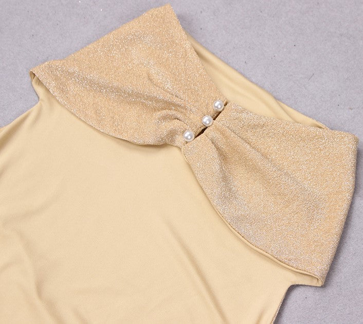 DOLLY High End Nude Swing Neck Sleeveless Waist Baring Irregular Hem Cocktail-LYLA