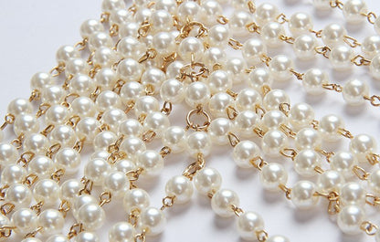 DOLLY Elegant French Style Cream Ruffled Lace Fake Two Piece Midi Dinner Dress-KAKA