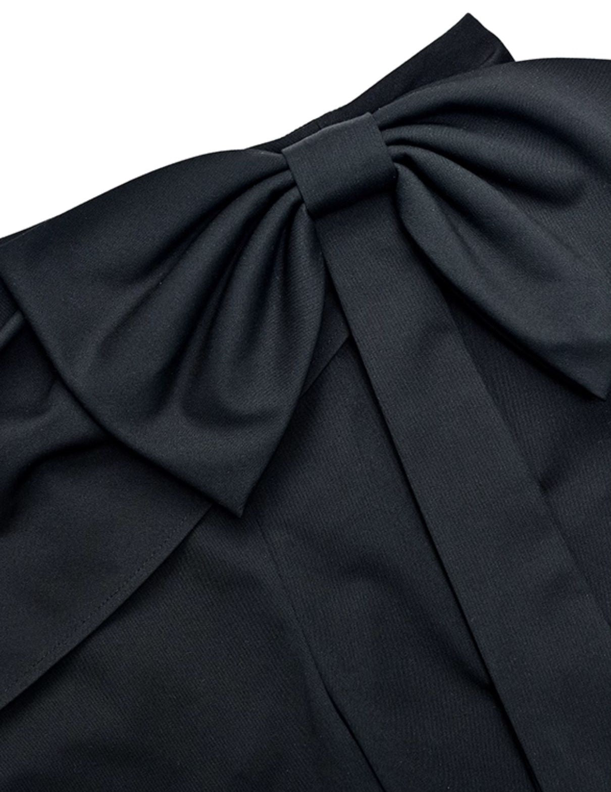 YES BY YESIR bow-tied waist casual pants - POWER.