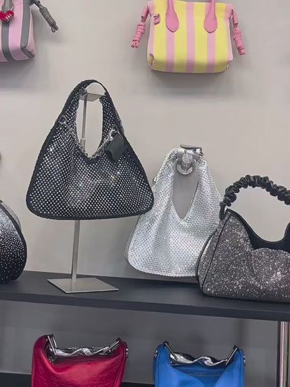 IUBALLET  Diamond-Encrusted Crossbody Chain Bag - RANGE.