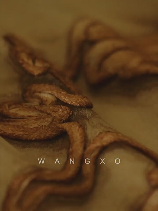 WANGXO | Flower Detailing on a Gorgeous Large A-Line Swing Skirt -SENA