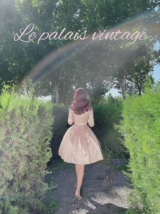 Le Palais Vintage Original Winter Thick Long Sleeve Wedding dress-Anna.