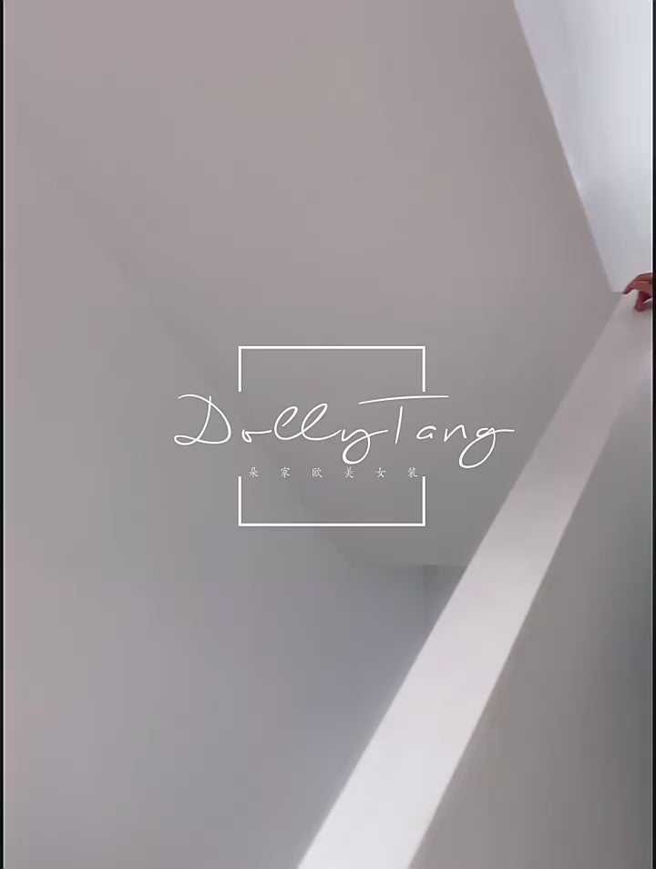 DOLLY High End Retro Style Slant Collar Short Sleeve Long A-Line Prom Dress-BEATRIZ