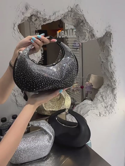 IUBALLET Piercing Diamond Encrusted Handbag - EIGHT.