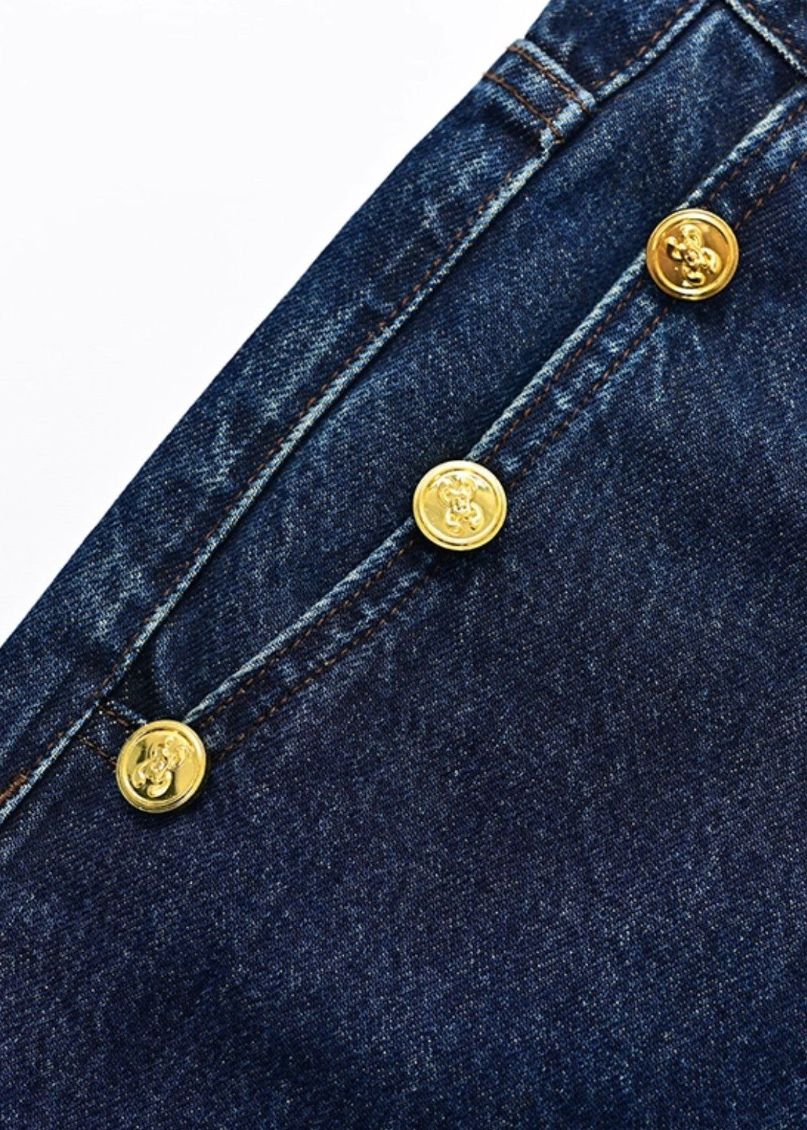 YES BY YESIR  beaded straight-leg jeans - PROP.