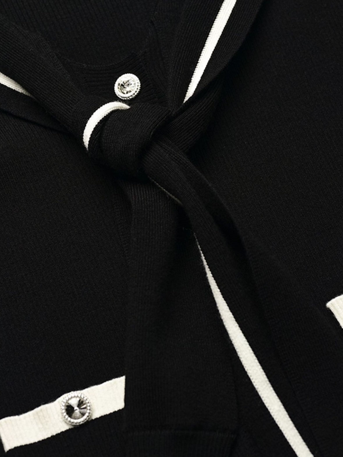 YES BY YESIR  Deconstructed sailor collar Knitted top - SAMSON.