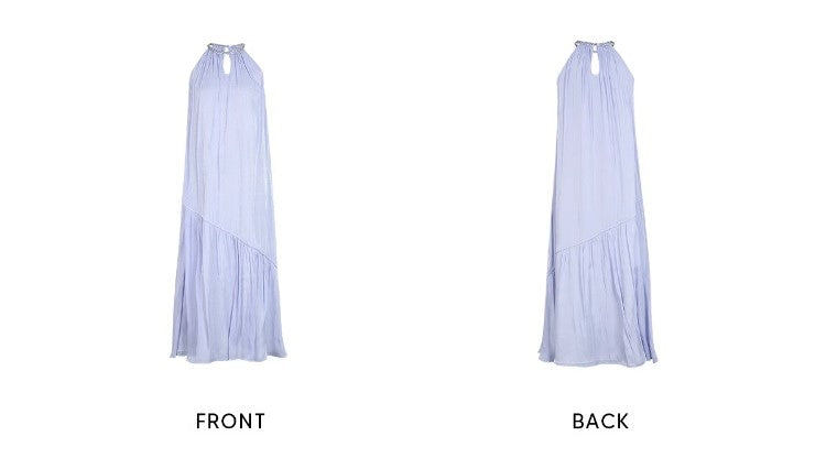 YES BY YESIR |  Ye Qians 2025 Streamer Yarn Dress with Flowing Layers-SERAPHINE.