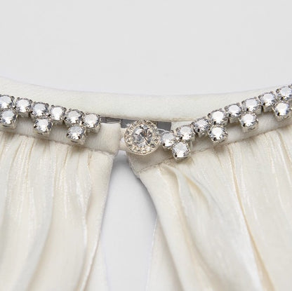 YES BY YESIR |  Ye Qians 2025 Streamer Yarn Dress with Flowing Layers-SERAPHINE.