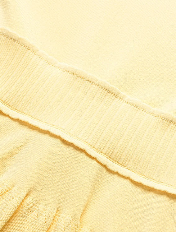 YES BY YESIR | Ye Qians Cut-Out Halterneck Knitted Dress with Sculptural Lines -THESSALIA.