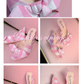 Le palais vintage Barbie vintage classic pink plaid wedge sandal slipper - Margo