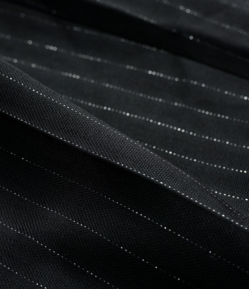 YES BY YESIR  striped denim spliced wide pants - VESSEL.