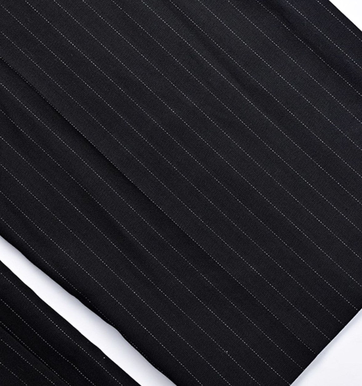 YES BY YESIR  striped denim spliced wide pants - VESSEL.