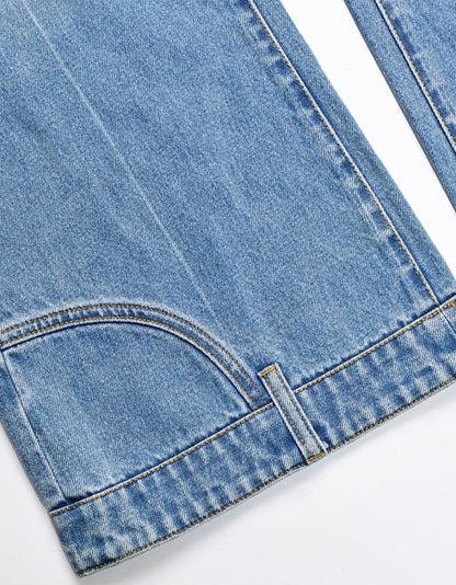 YES BY YESIR  high waisted flared leg denim  jeans - VOLUME.